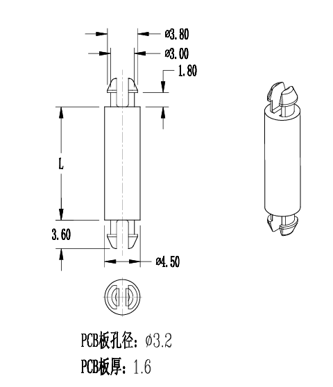 PCB Standoff HSP-19